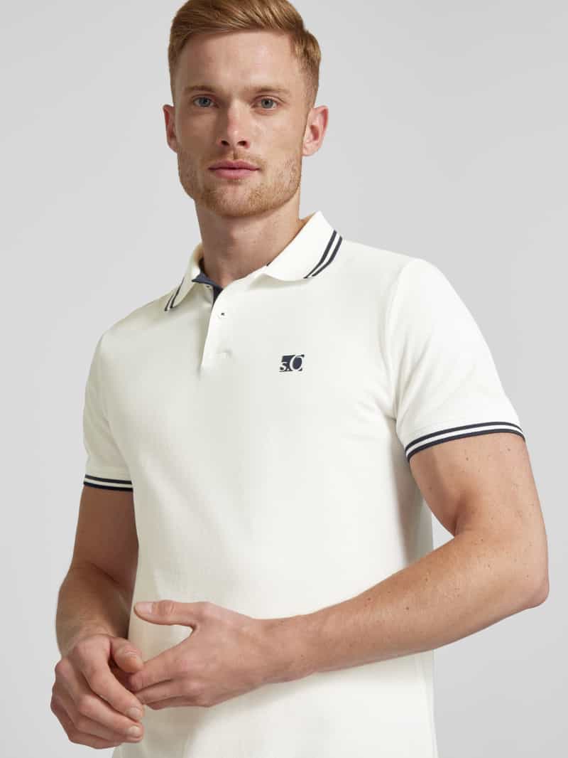 s.Oliver RED LABEL Poloshirt met labelprint