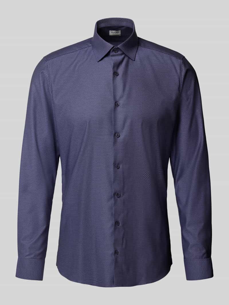 OLYMP Level Five Slim fit zakelijk overhemd met kentkraag