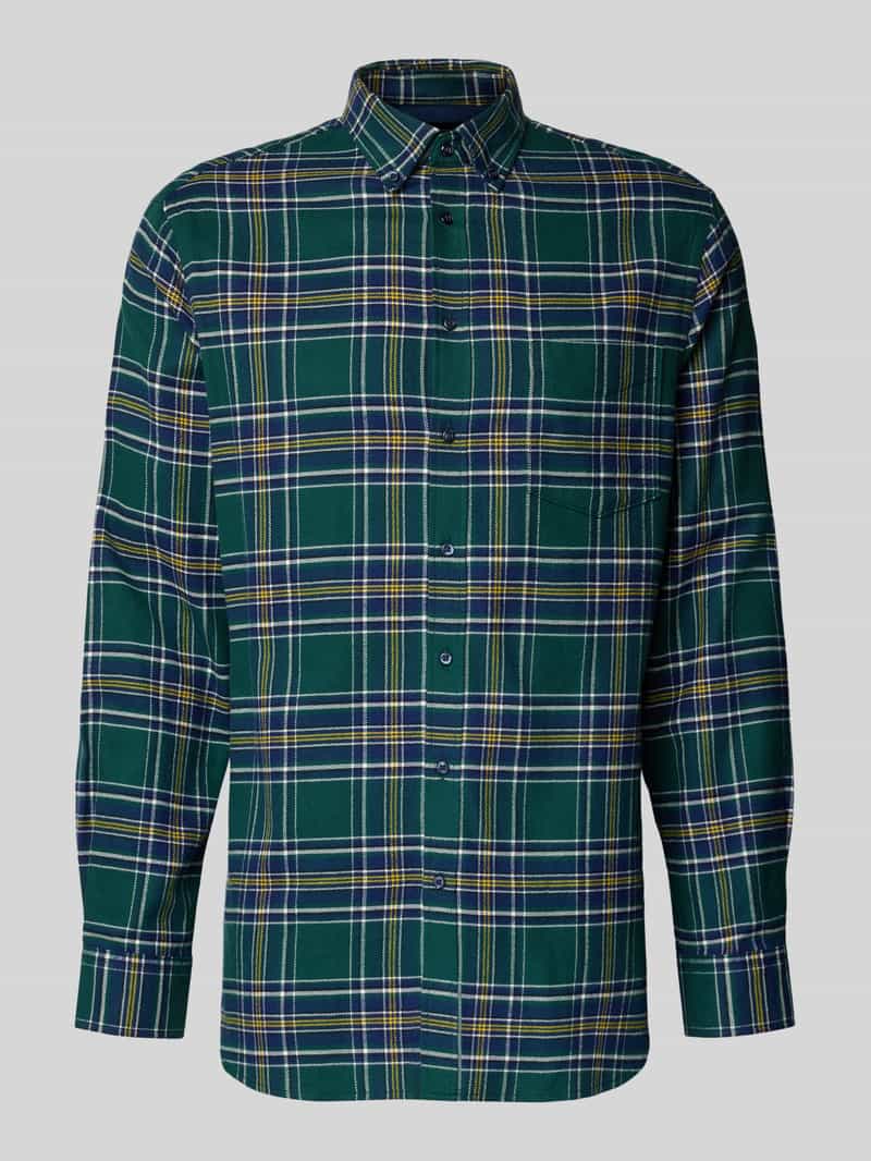 Christian Berg Men Regular fit vrijetijdsoverhemd met button-downkraag