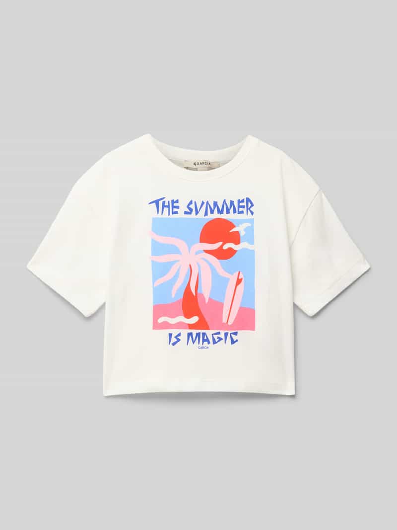 Garcia T-shirt met motiefprint