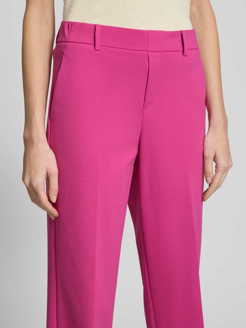 STEHMANN Straight leg stoffen broek met steekzakken model 'Fenja'