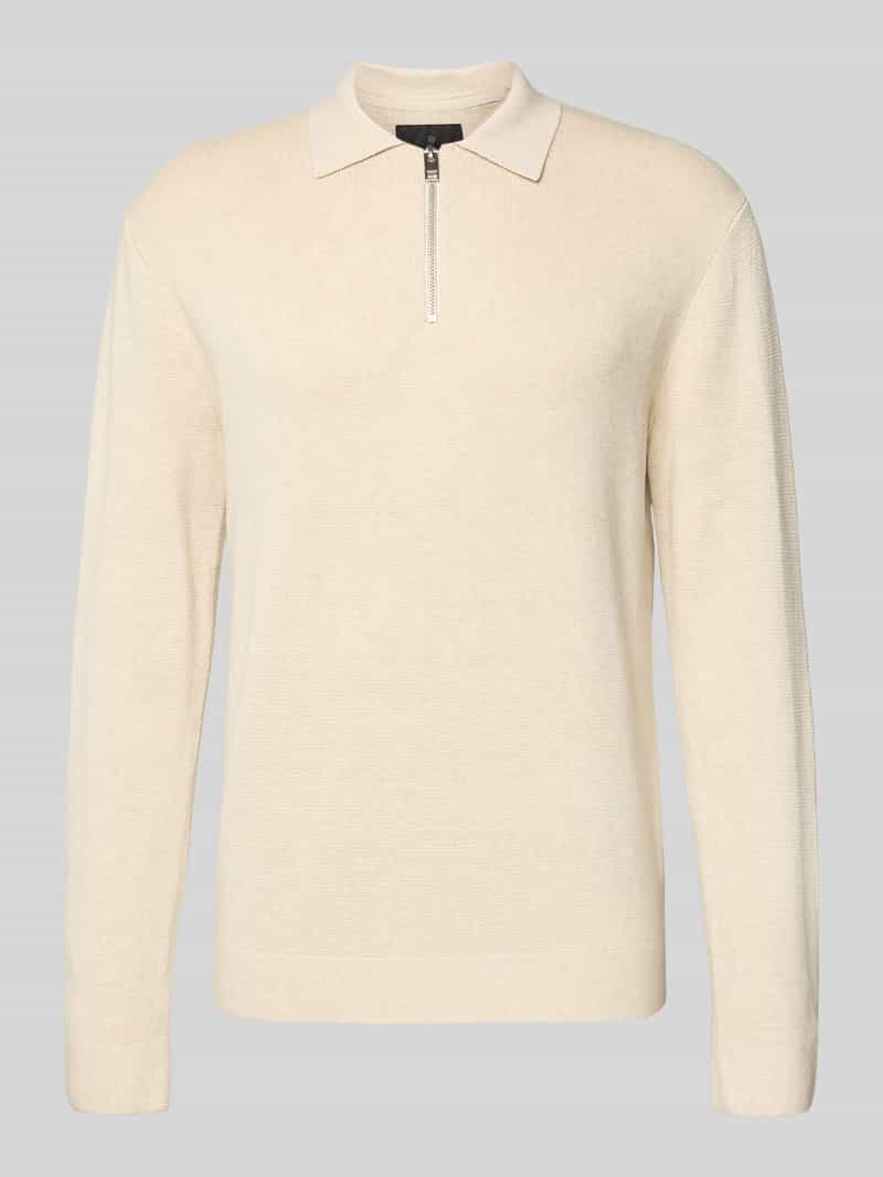 Boss Orange Regular fit pullover van scheerwolmix model 'KOLORP'