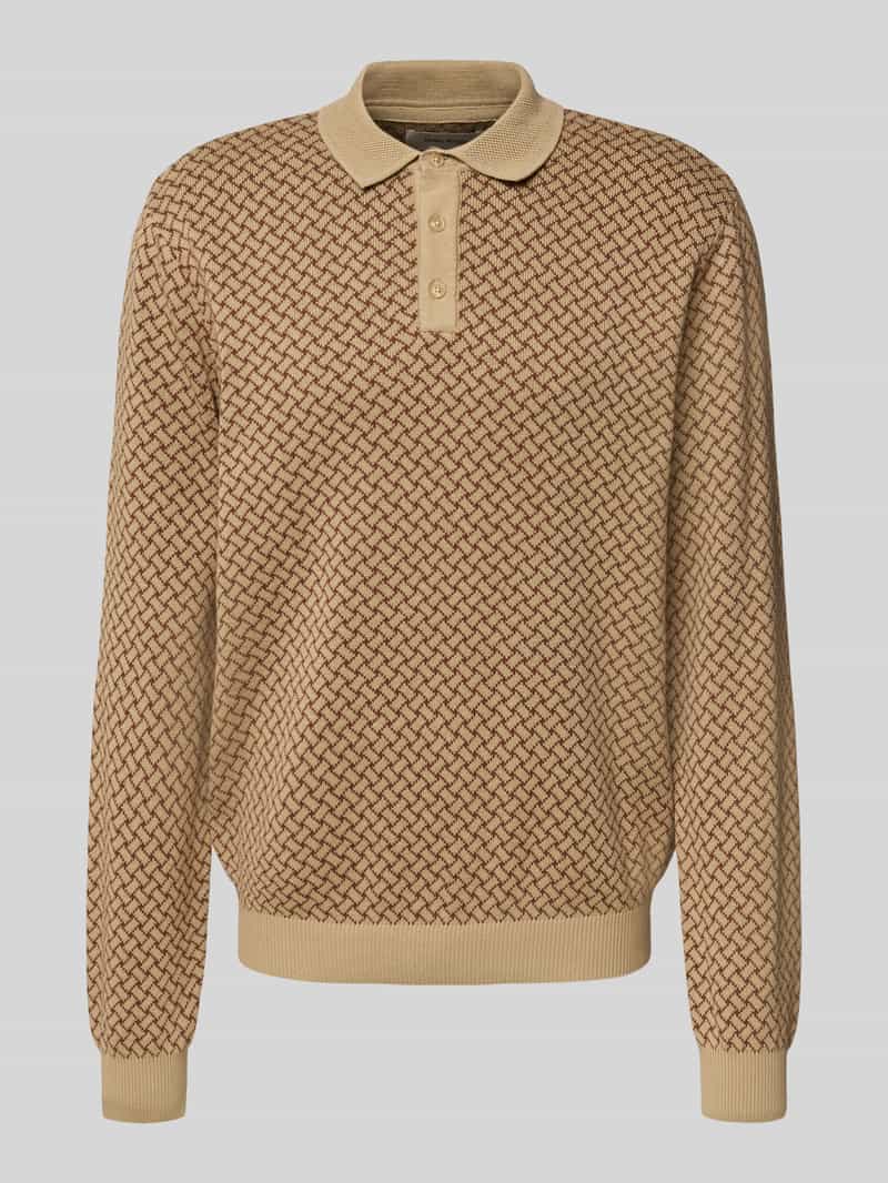 Blend Gebreide pullover met polokraag model 'BAO POLO KNIT'