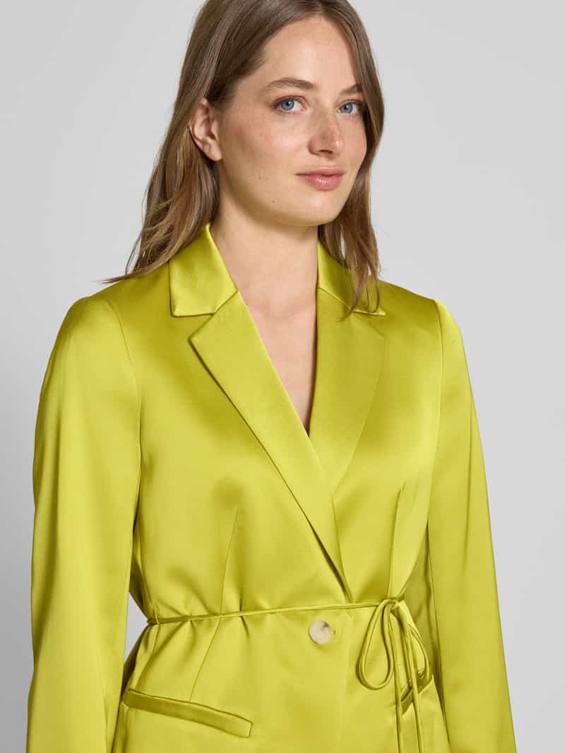 comma Blazer met strikceintuur