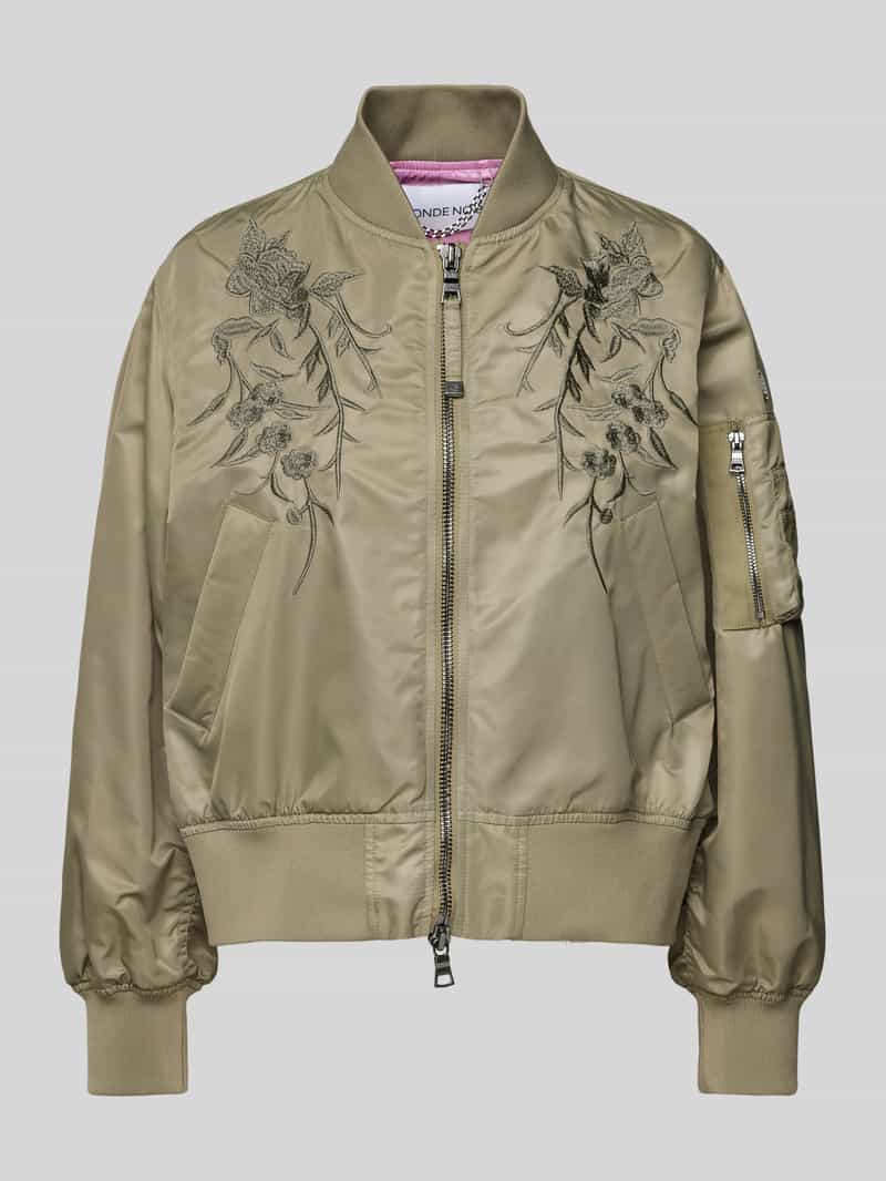 Blonde No. 8 Bomberjack met motiefstitching