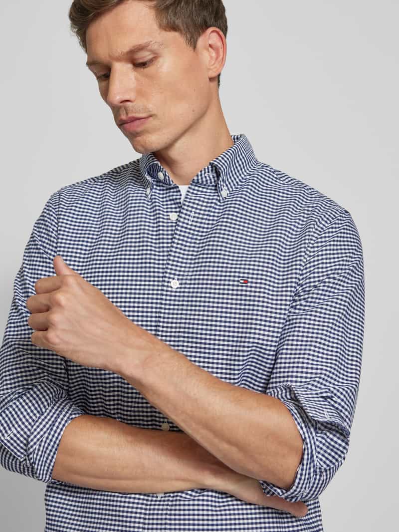 Tommy Hilfiger Regular fit vrijetijdsoverhemd met logostitching