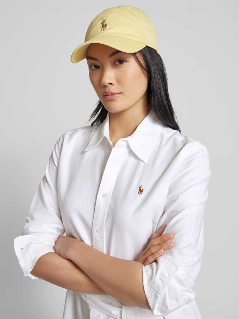 Polo Ralph Lauren Overhemdjurk met logostitching model 'CORY'