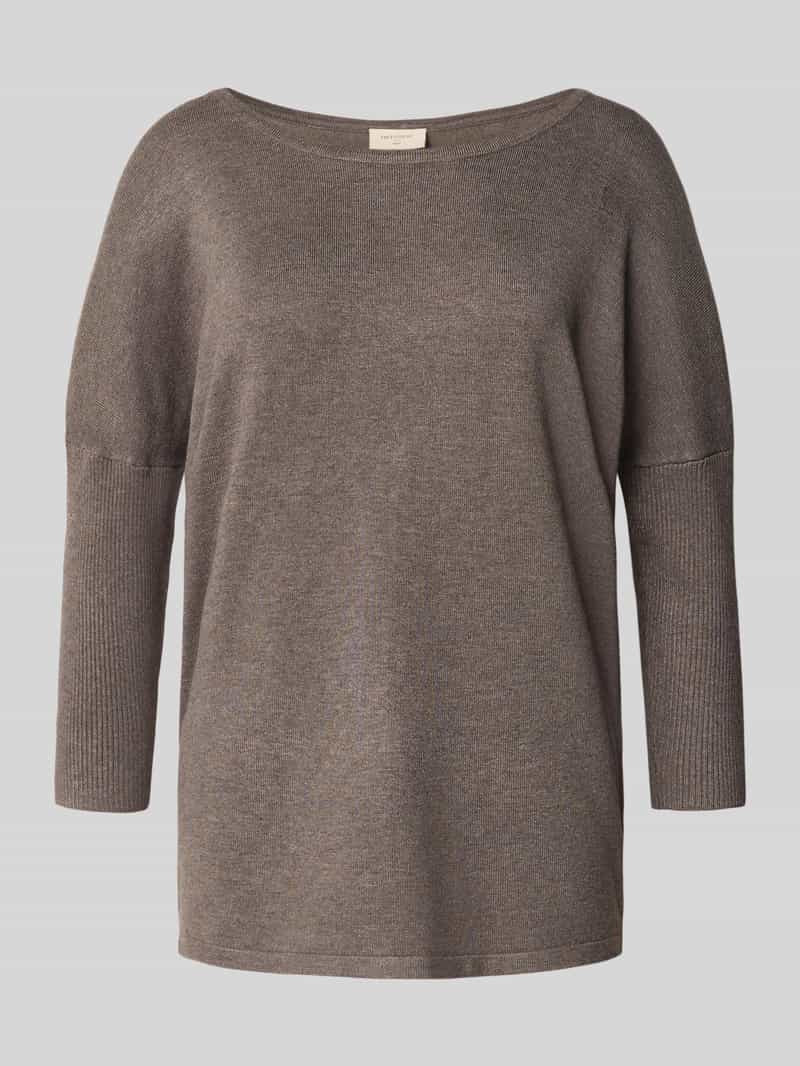 FREE QUENT Gebreide pullover van viscosemix met 3 4-mouwen model 'JONE'