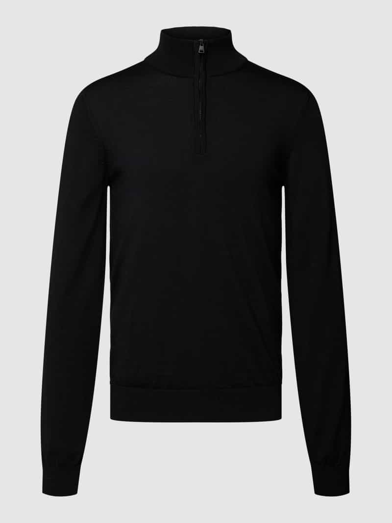 HUGO Gebreide pullover van scheerwol model 'San Quirin'