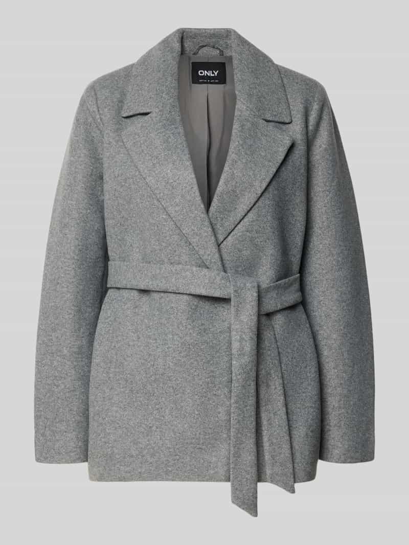 Only Regular fit lange jas met reverskraag model 'ALVILDA LIFE'