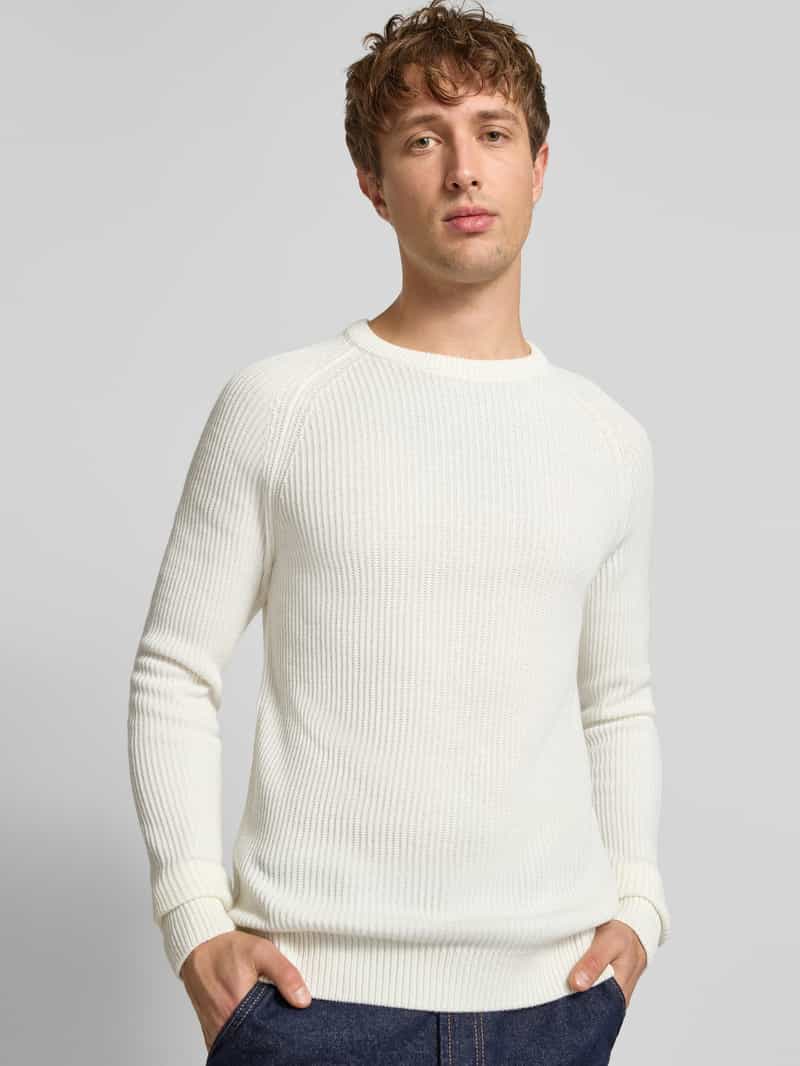 jack & jones Gebreide pullover met ronde hals model 'PANNEL'