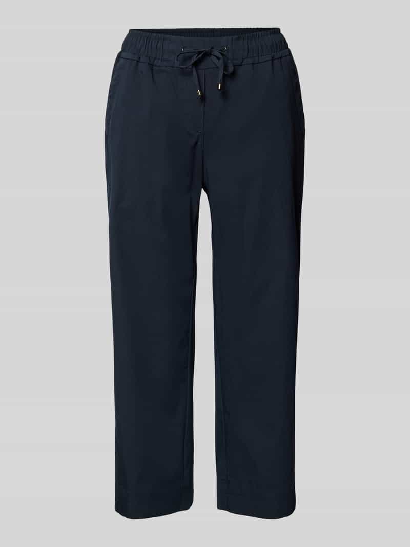 TONI Stoffen broek met verkorte pasvorm en elastische band