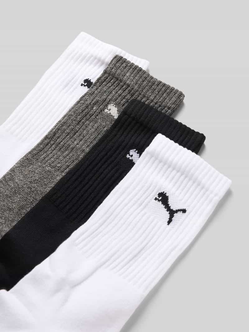 Puma Sokken met labelprint in een set van 4 paar