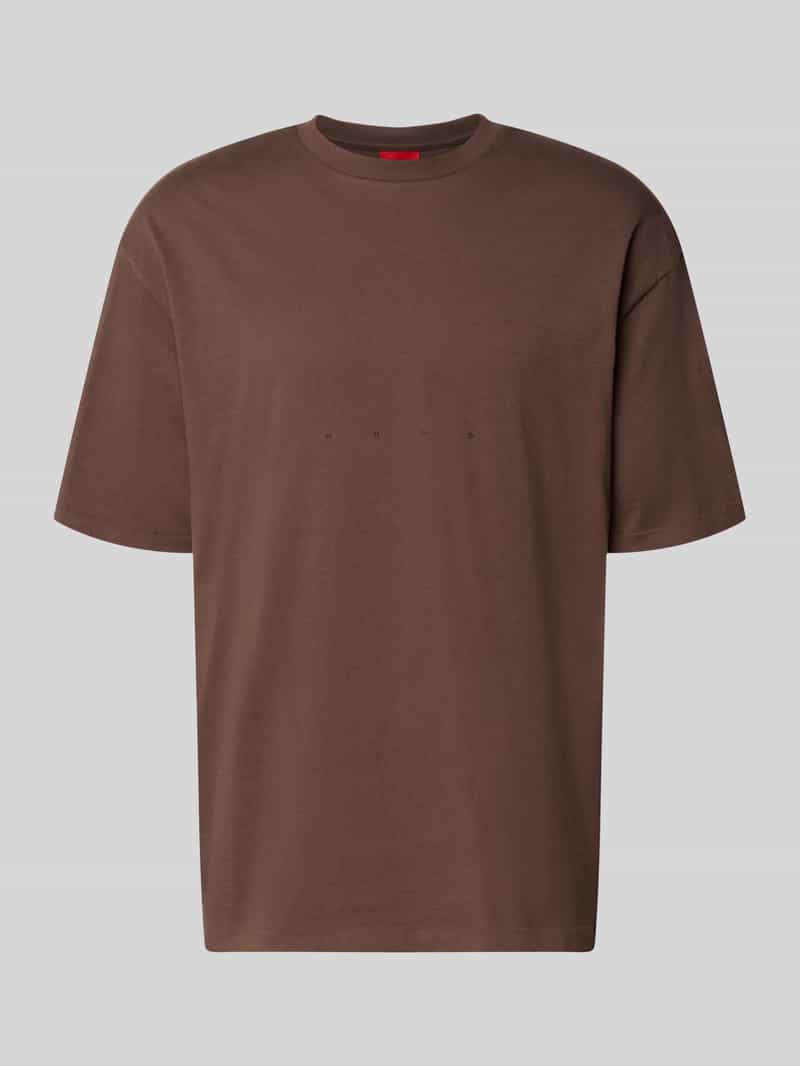 oversized t-shirt van puur katoen model 'Devrolo'