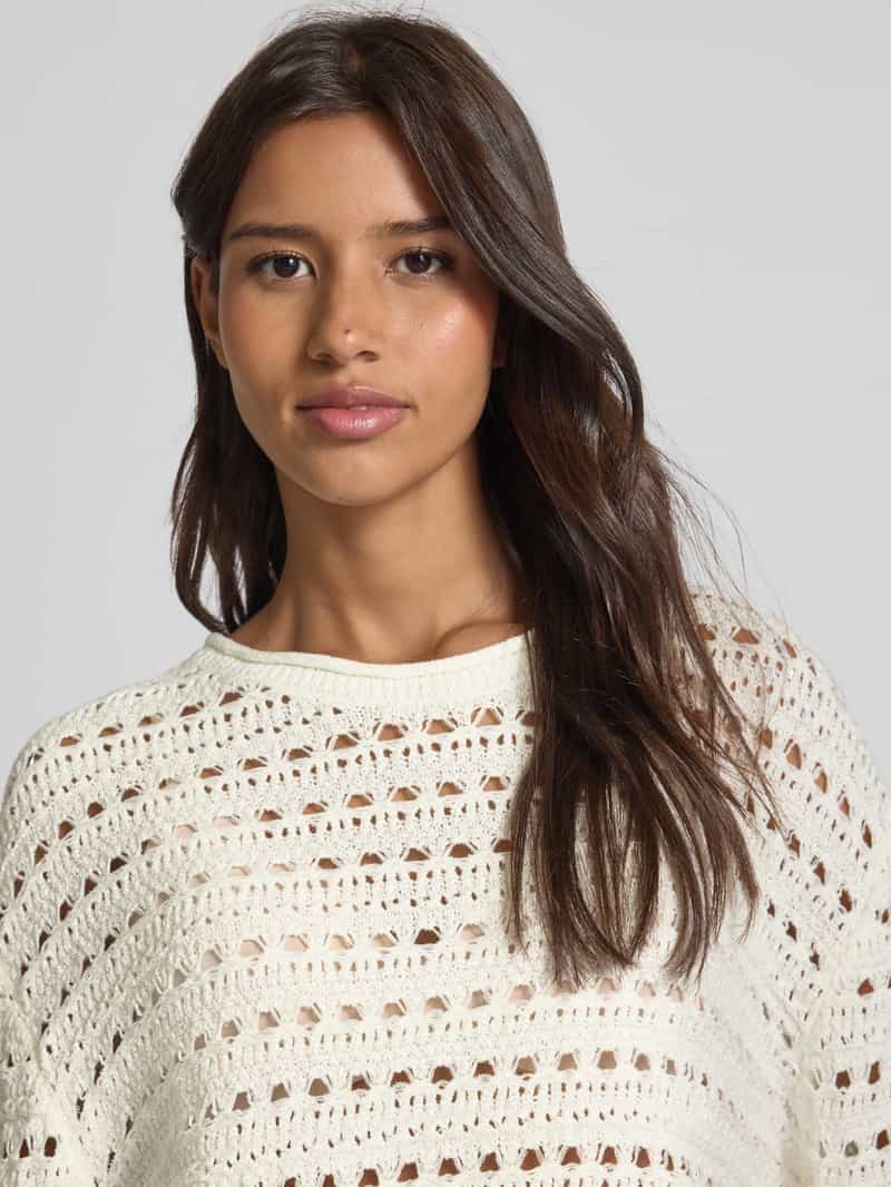 Tom Tailor Denim Relaxed fit gebreide pullover met extra brede schouders