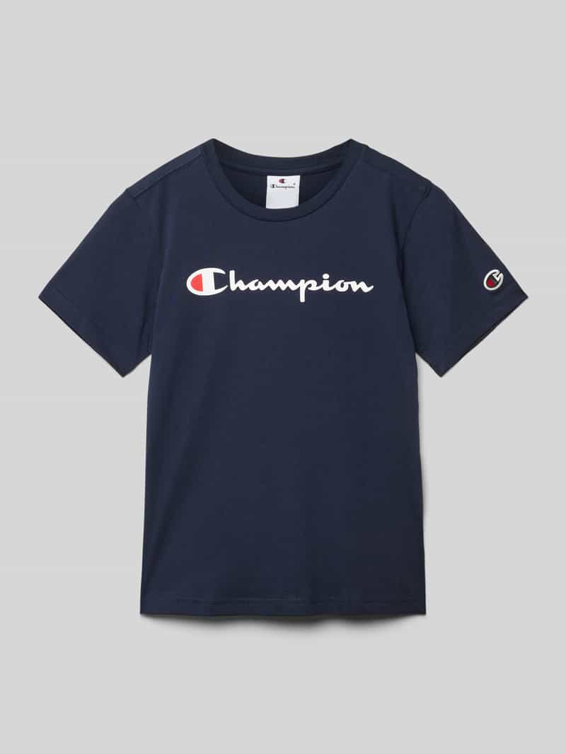 Champion T-shirt met labelprint