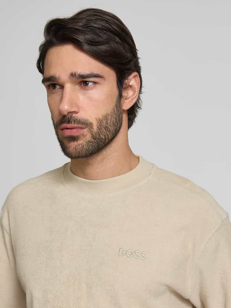 Boss Orange T-shirt met labelstitching