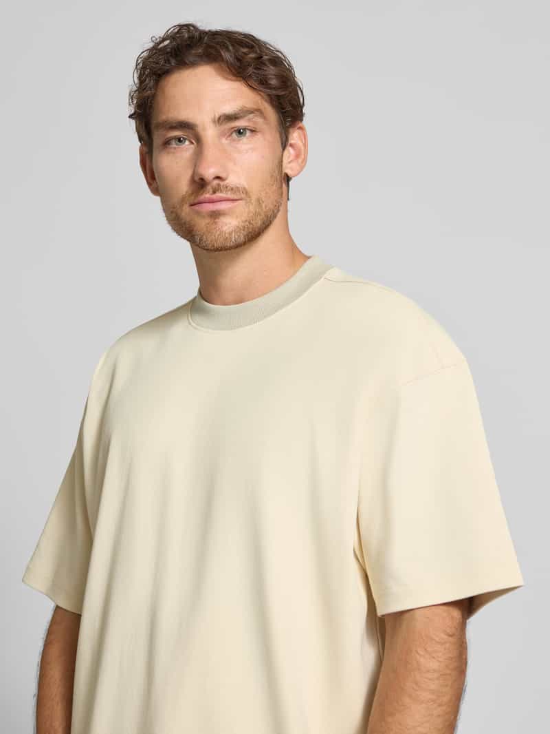 Boss Orange Regular fit T-shirt van katoenmix