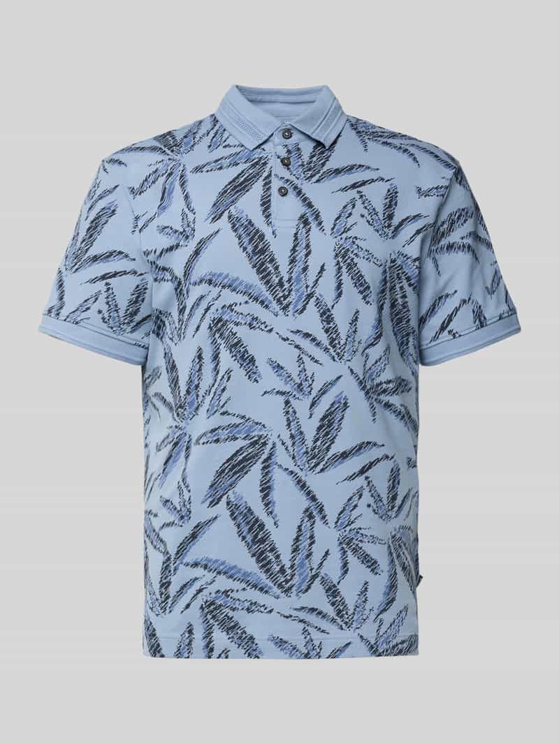 Tom Tailor Regular fit poloshirt van een mix van katoen en elastaan