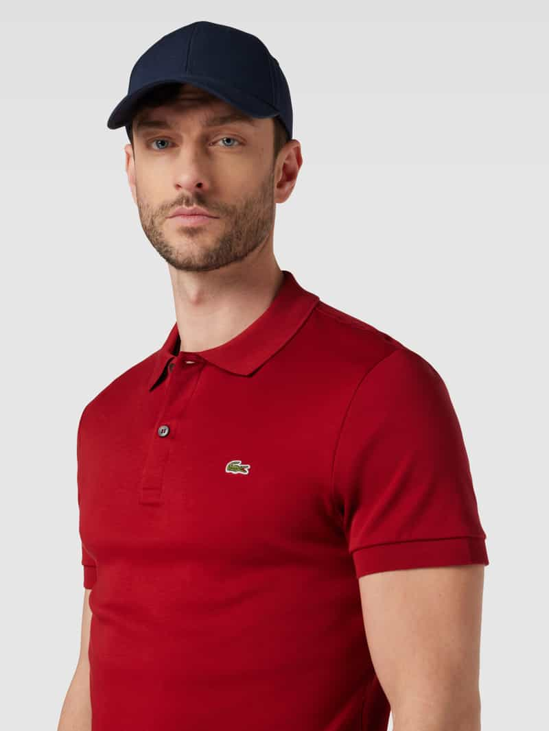 Lacoste Regular fit poloshirt in effen design