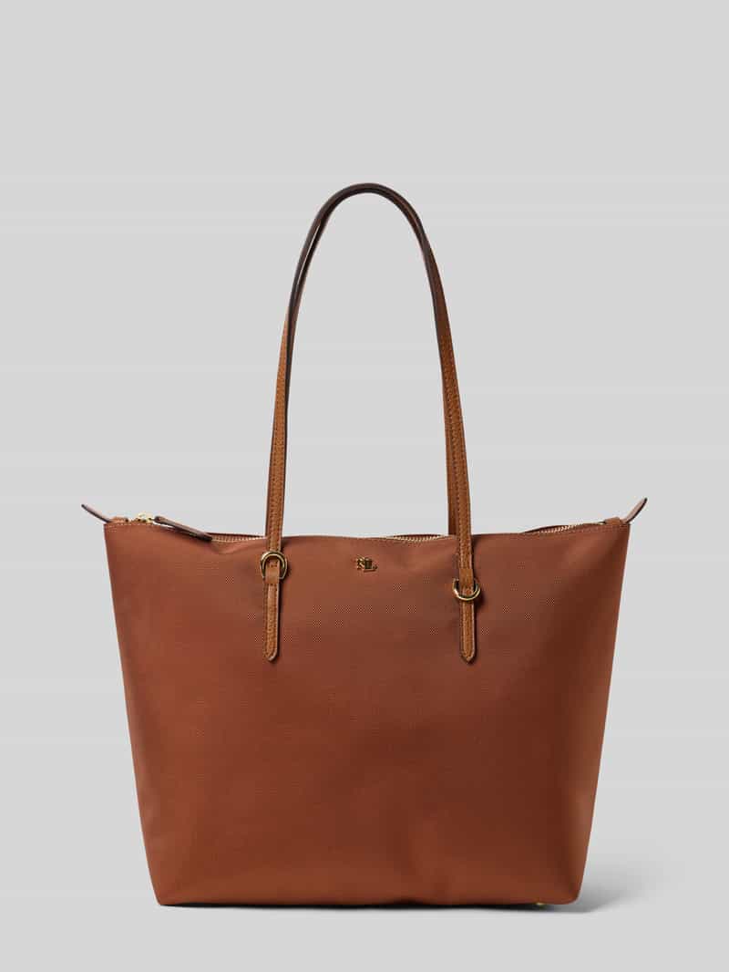 Lauren Ralph Lauren Tote bag met labelapplicatie, model 'KEATON'