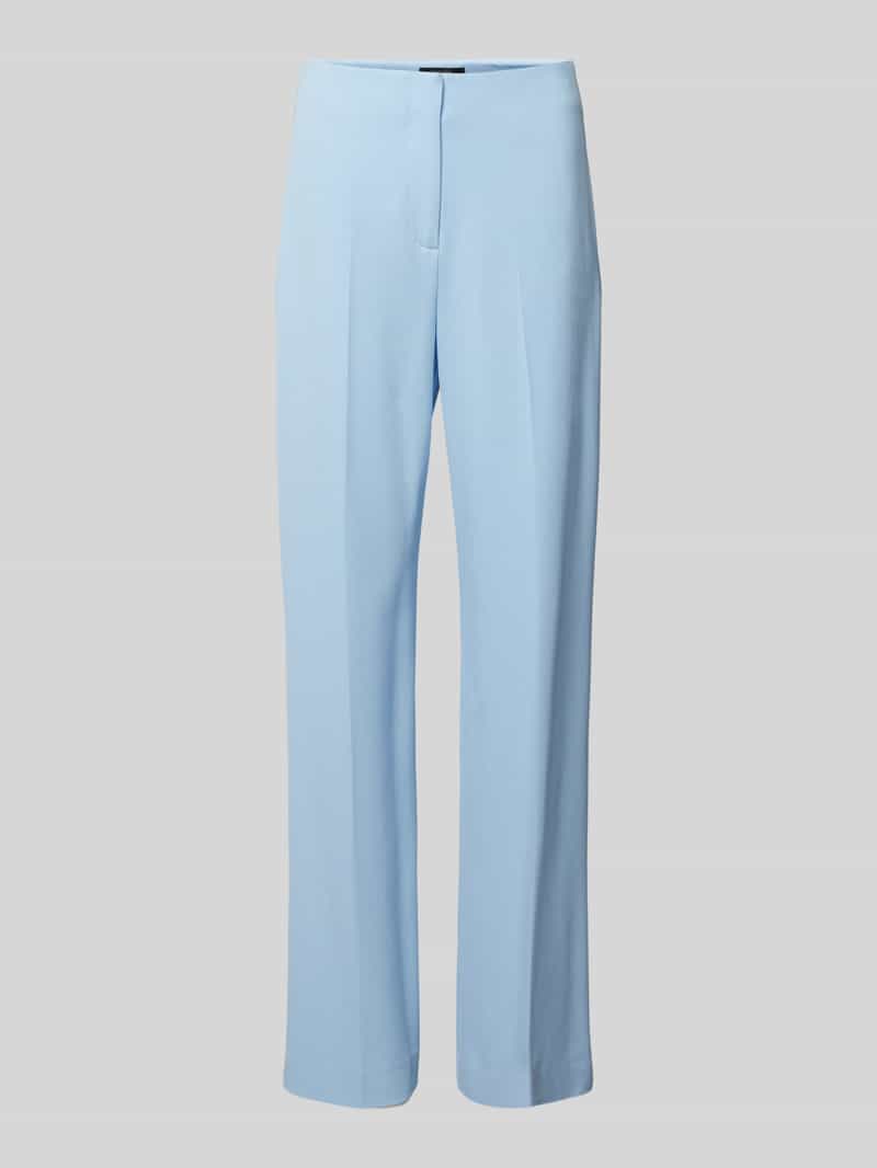 comma Wide leg pantalon met persplooien