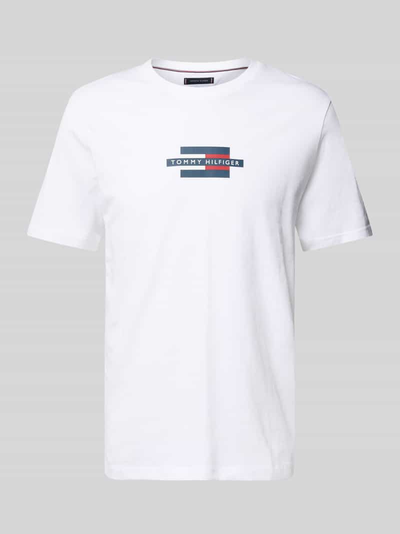 Tommy Hilfiger Regular fit T-shirt van puur katoen