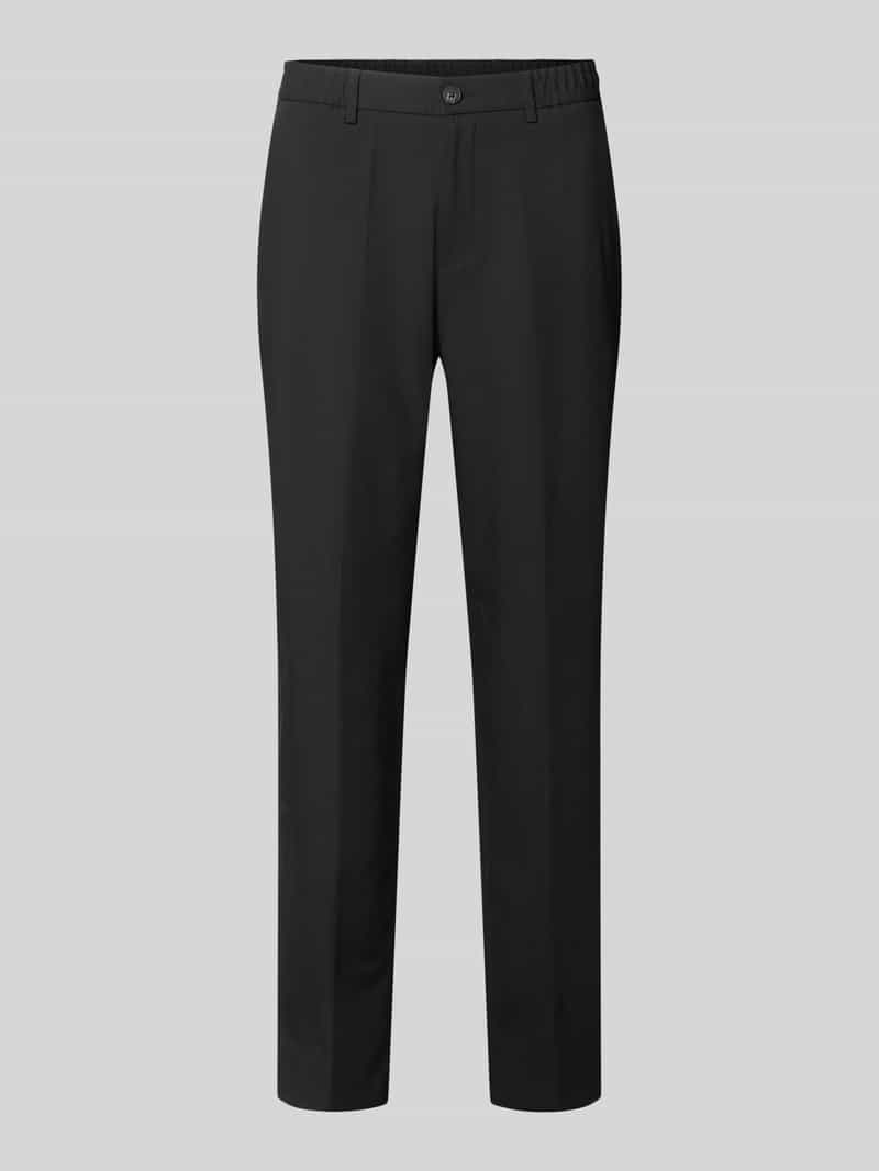 regular fit pantalon met viscose