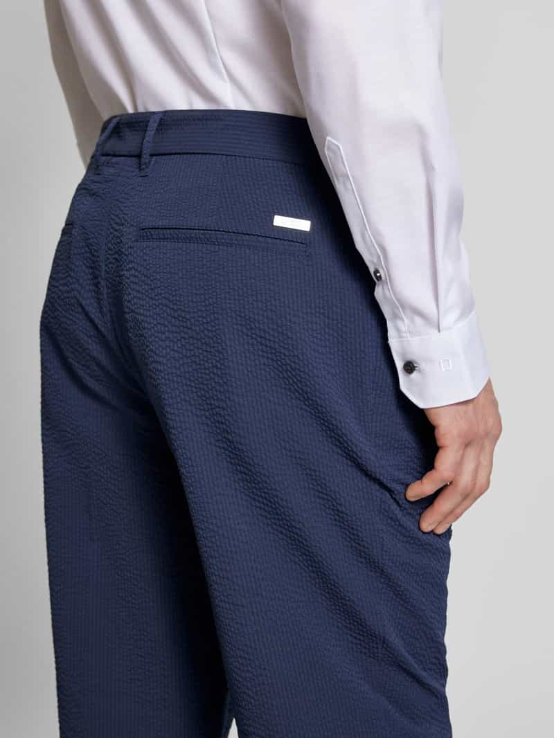 Armani Exchange Slim fit pantalon met structuurmotief