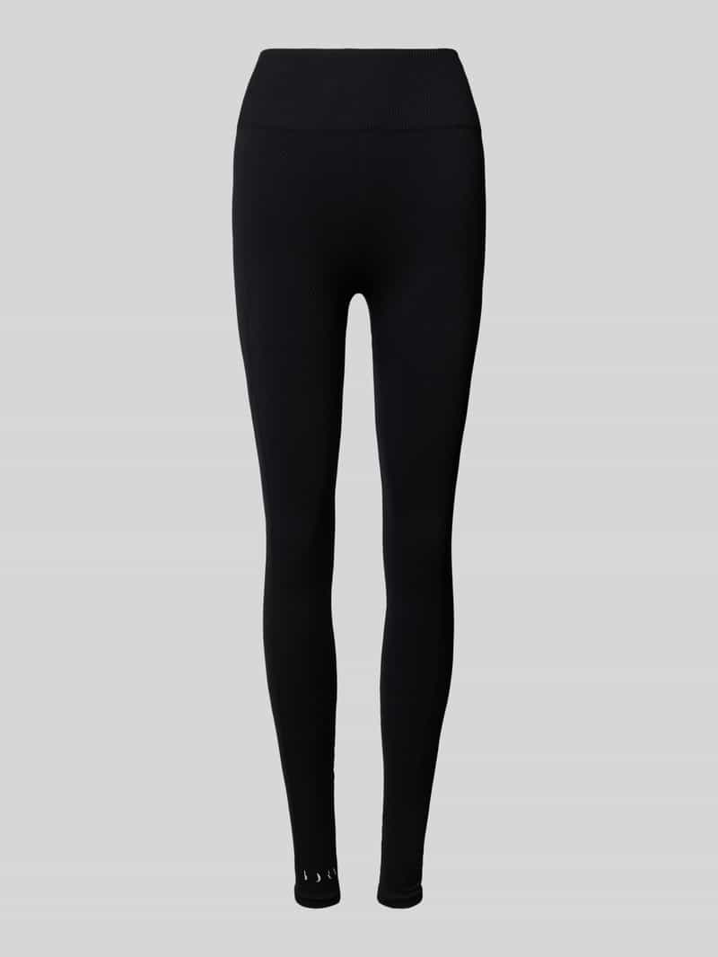 BORN LIVING YOGA Skinny fit legging met brede elastische band model 'India'