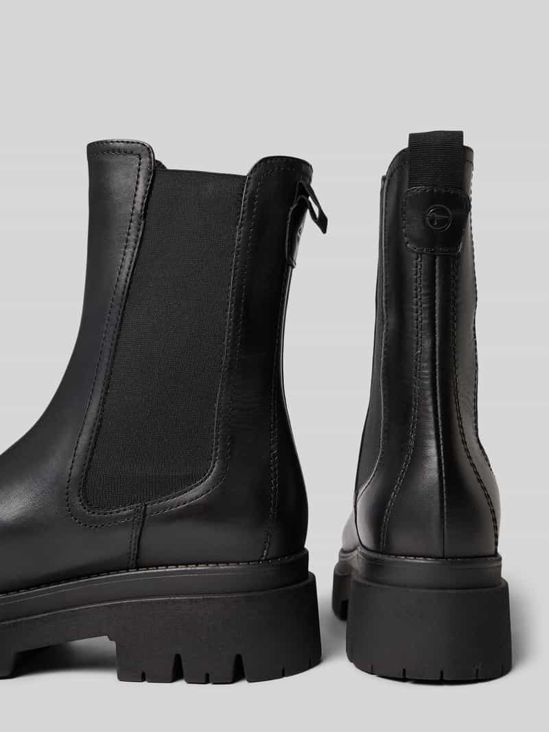 tamaris Chelsea boots van echt leer