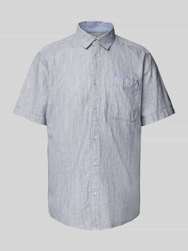 Tom Tailor Regular fit vrijetijdsoverhemd van puur katoen