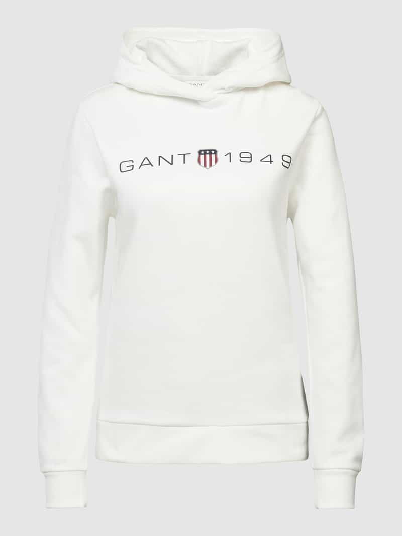 Gant Hoodie met labelprint