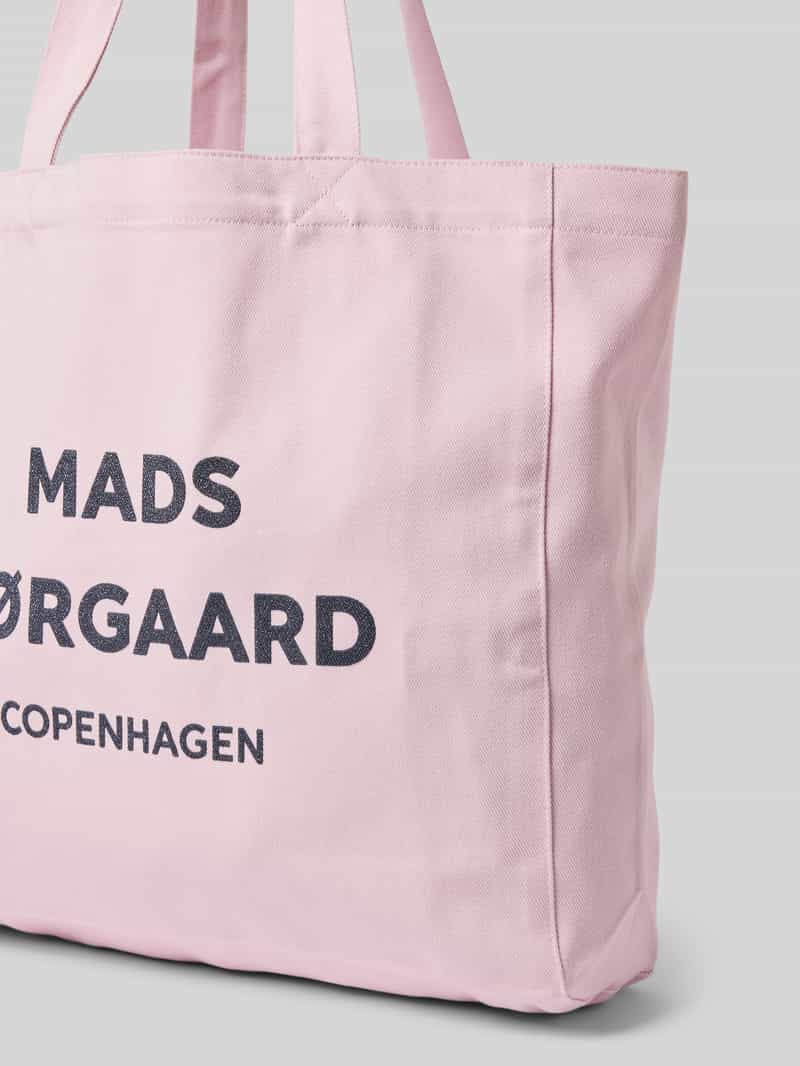 MADS NØRGAARD Shopper met labelprint model 'RECYCLED BOUTIQUE ATHENE'