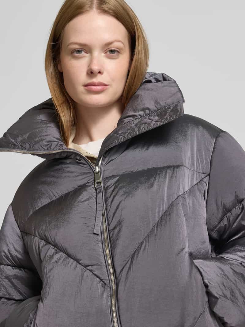 Boss Orange Regular fit gewatteerd jack van glanzend weefsel model 'PADILENA'