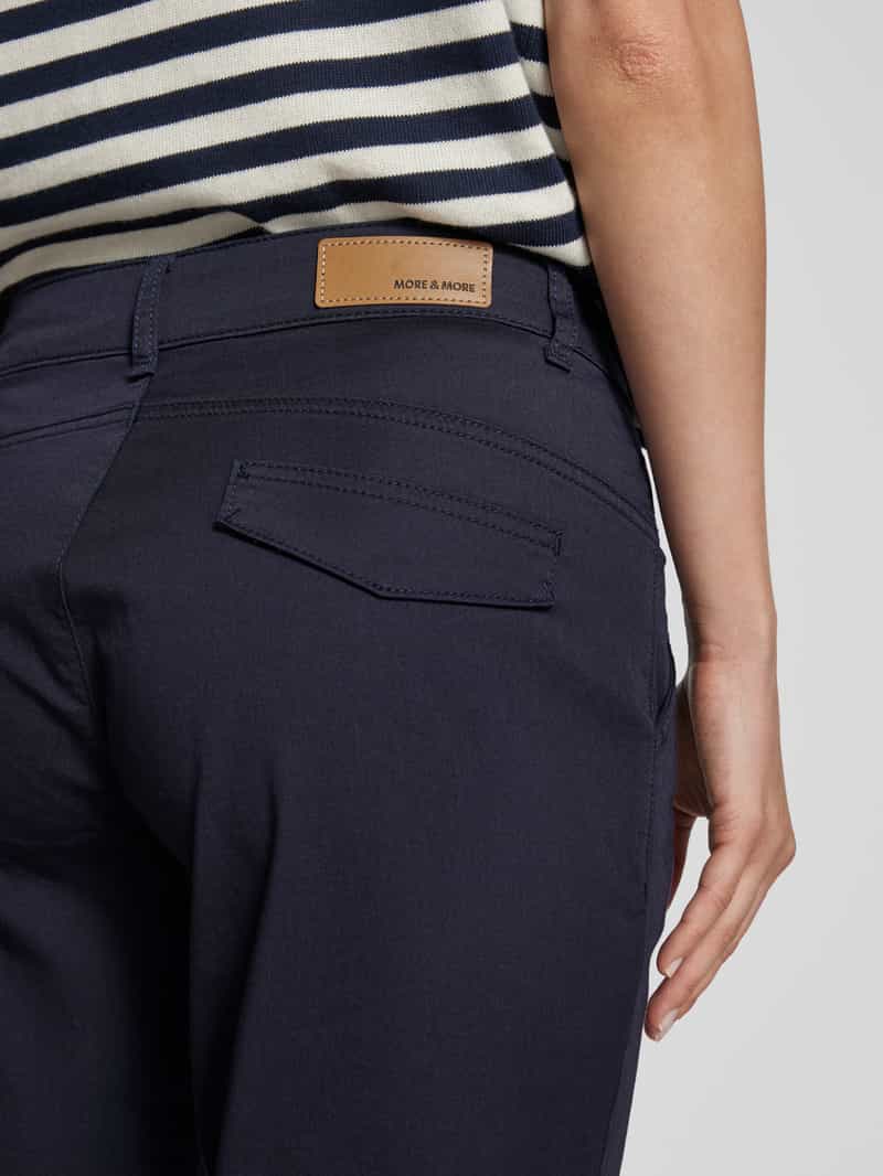 MORE & MORE Regular fit stoffen broek met steekzakken