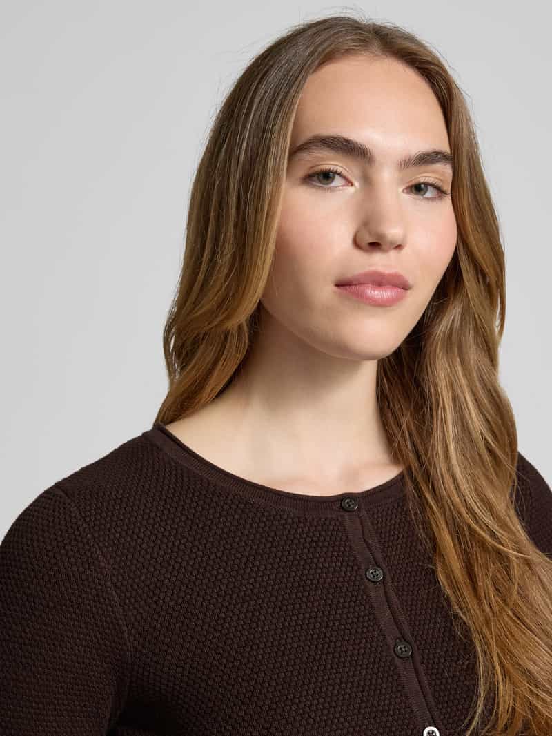 Christian Berg Woman Gebreide cardigan met structuurmotief