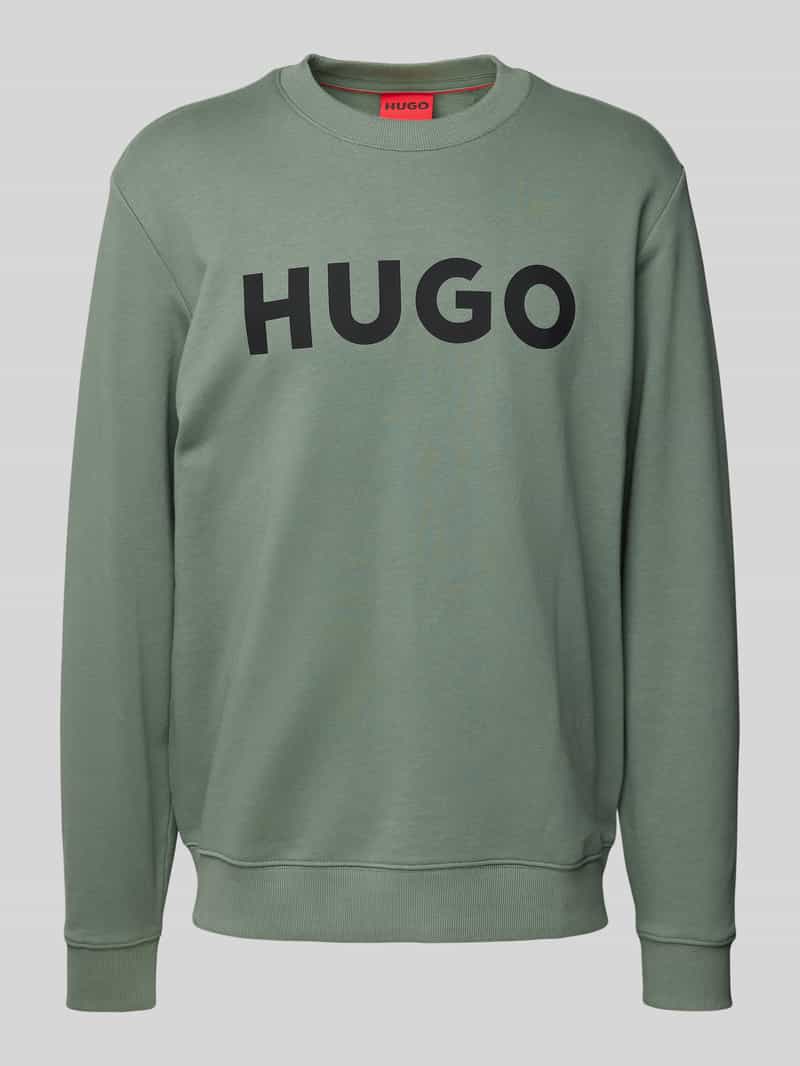 HUGO Sweatshirt met labelprint