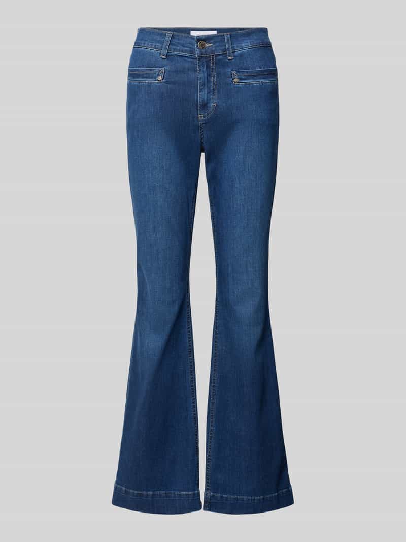 Angels Flared jeans met strookzakken model 'Leni'