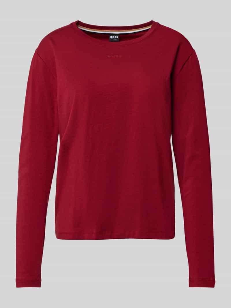 Boss Regular fit pyjamabovendeel van katoenmix