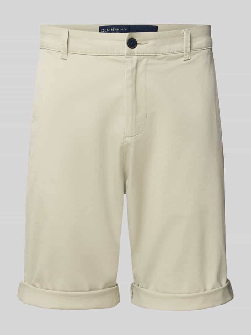 Regular fit bermuda's van katoenmix