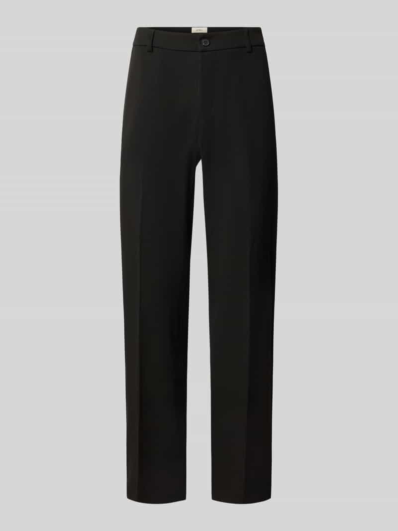 Les Deux Pantalon met persplooien model 'Como Solid Slack Pants'