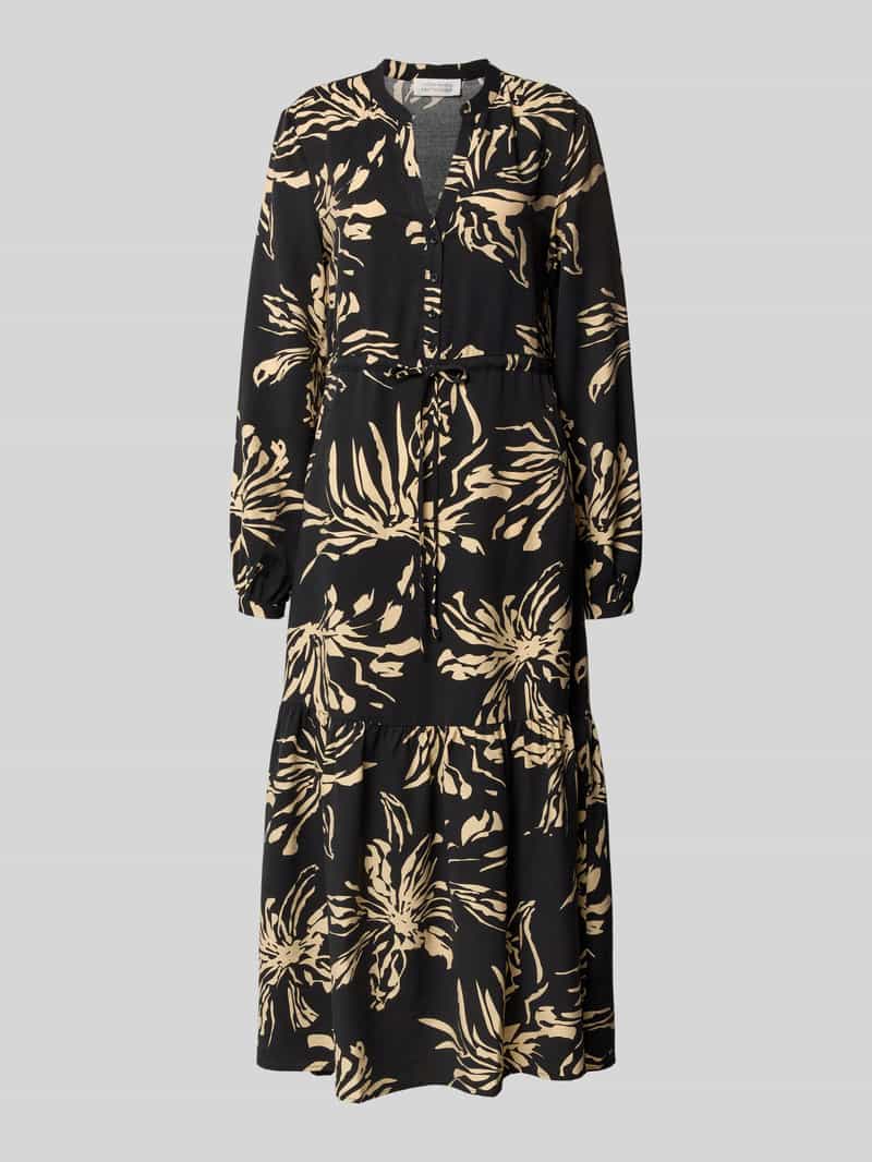 GUIDO MARIA KRETSCHMER WOMAN Relaxed fit maxi-jurk van viscosemix model 'Ayana'
