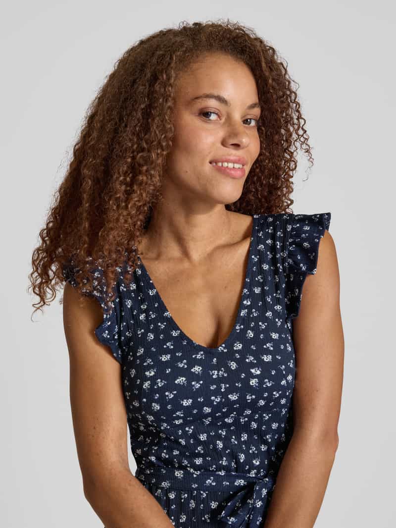 Only Getailleerde mini-jurk met strikceintuur model 'HILLARY'
