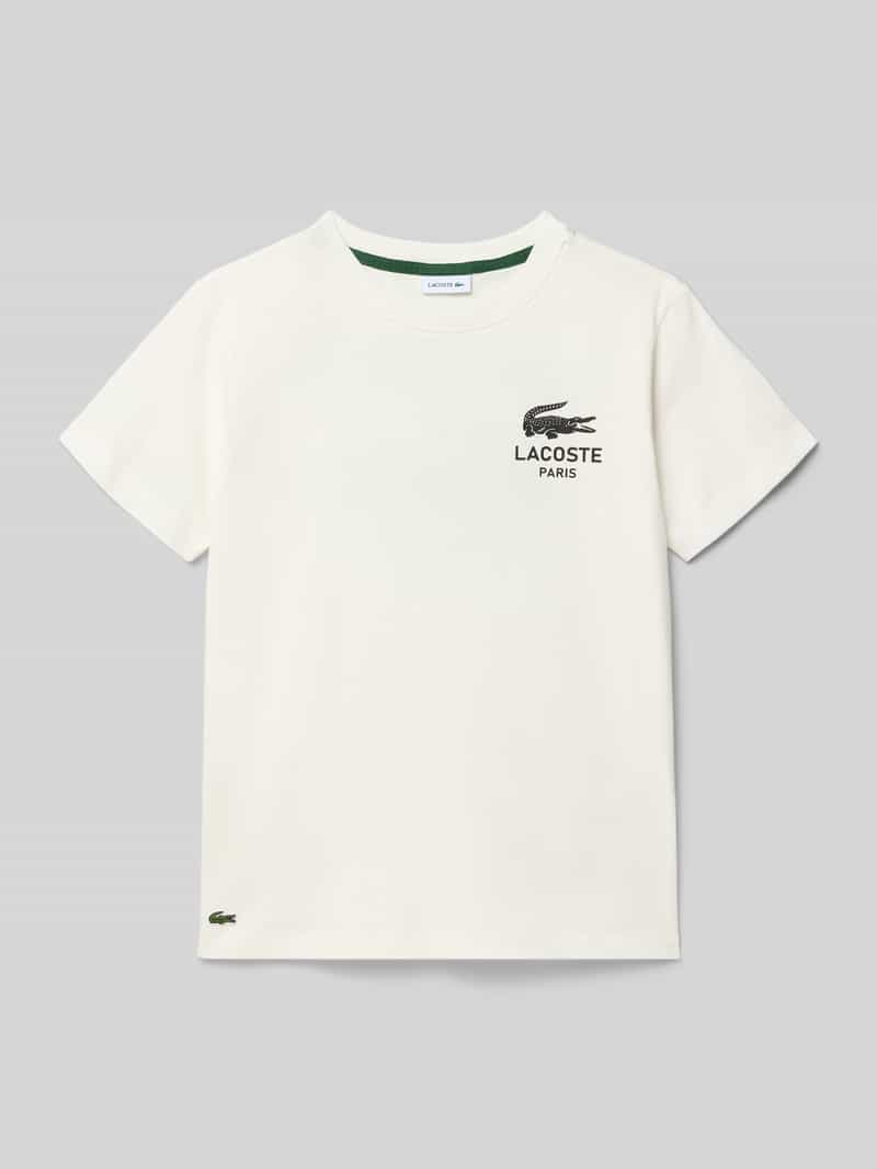 Lacoste Regular fit T-shirt van puur katoen