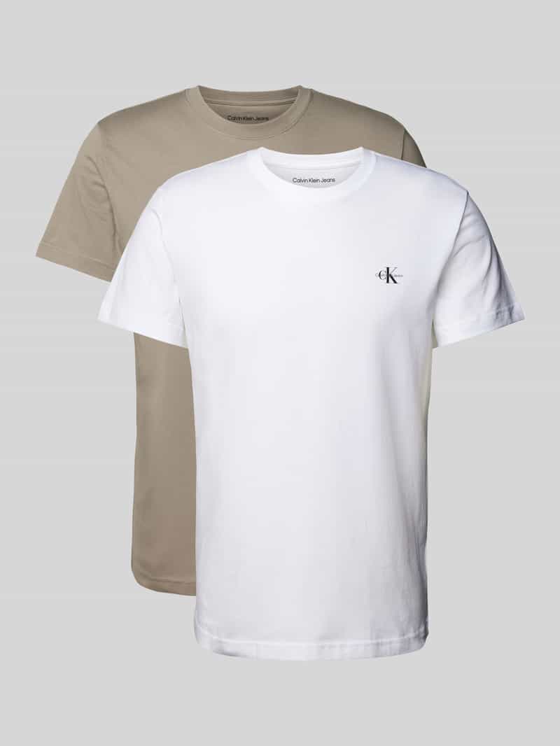 Calvin Klein T-shirt 2 PACK MONOLOGO (Set van 2)