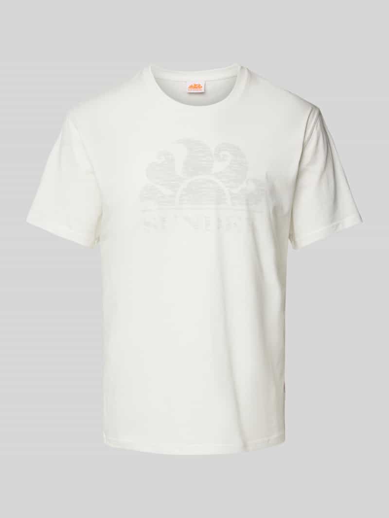 Sundek T-shirt met labelprint