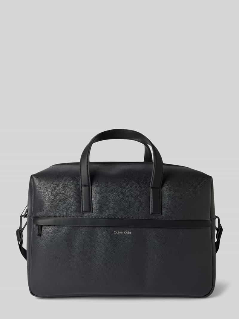 CK Calvin Klein Handtas met labelopschrift model 'CK MUST'