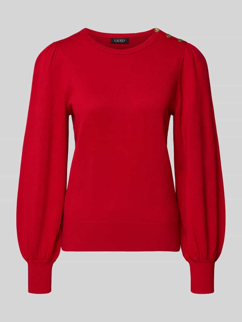 Lauren Ralph Lauren Gebreide pullover met knopen model 'DONTREY'