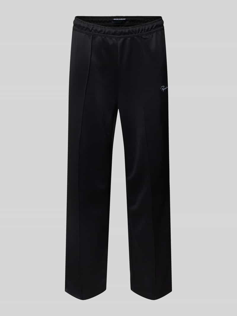 Pegador Trainingsbroek met elastische band en labelstitching
